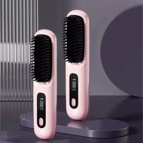 2 In 1 Straight Hair Comb Wireless Hair Straightener