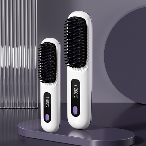 2 In 1 Straight Hair Comb Wireless Hair Straightener