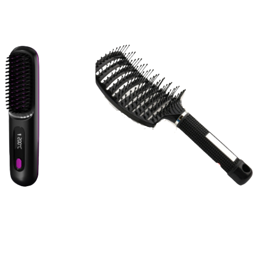 2 In 1 Straight Hair Comb Wireless Hair Straightener