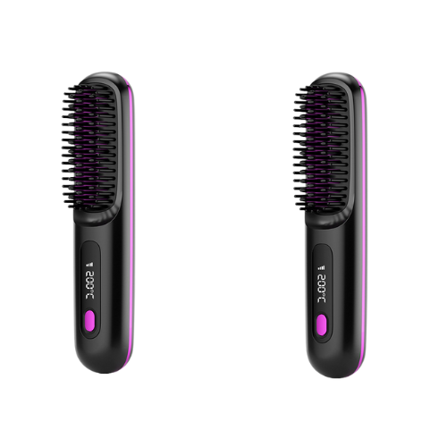 2 In 1 Straight Hair Comb Wireless Hair Straightener